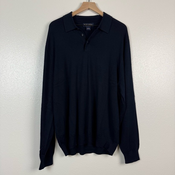 Men’s Brooks Brothers Dark Blue Long Sleeves - Picture 1 of 4